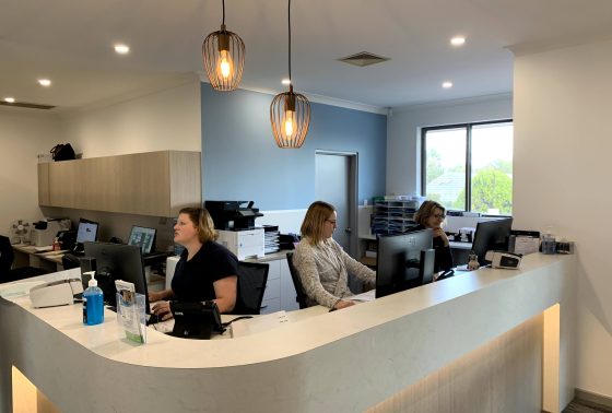 Scarborough beach medical reception