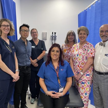 Midland UCC team in a clinical setting