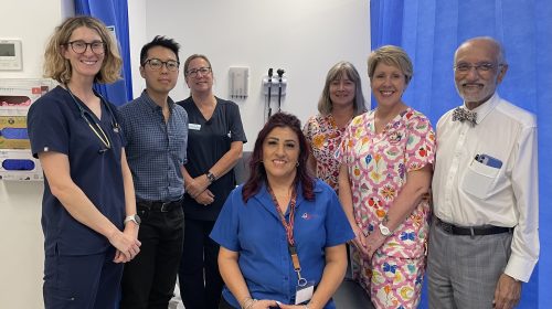 Midland UCC team in a clinical setting