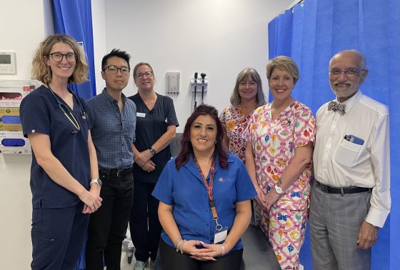 Midland UCC team in a clinical setting